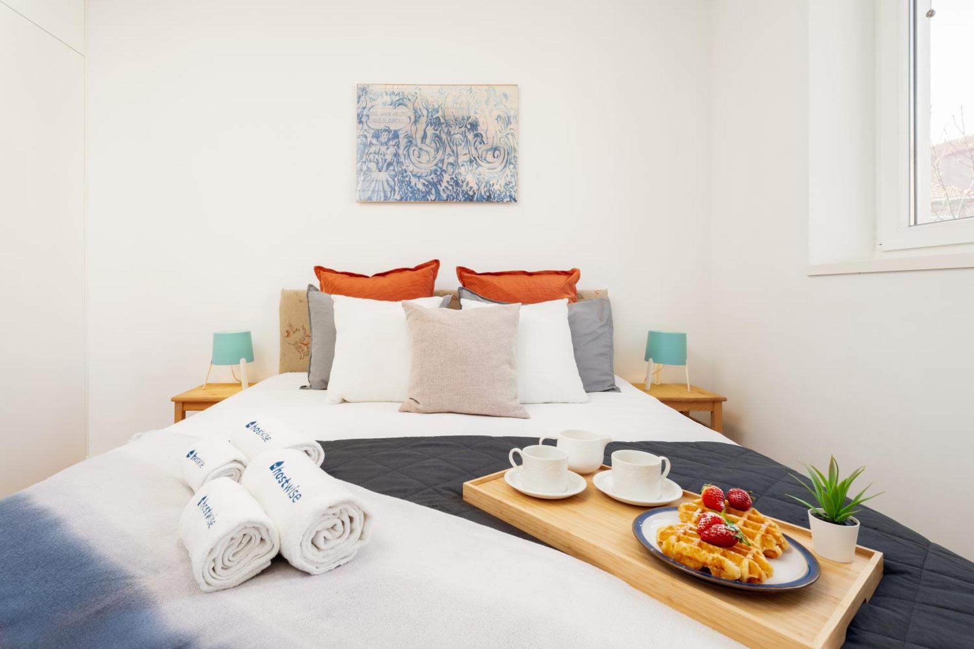 Host Wise - Flat W Free Private Parking - Bright & Cozy Apartment Порто Екстериор снимка