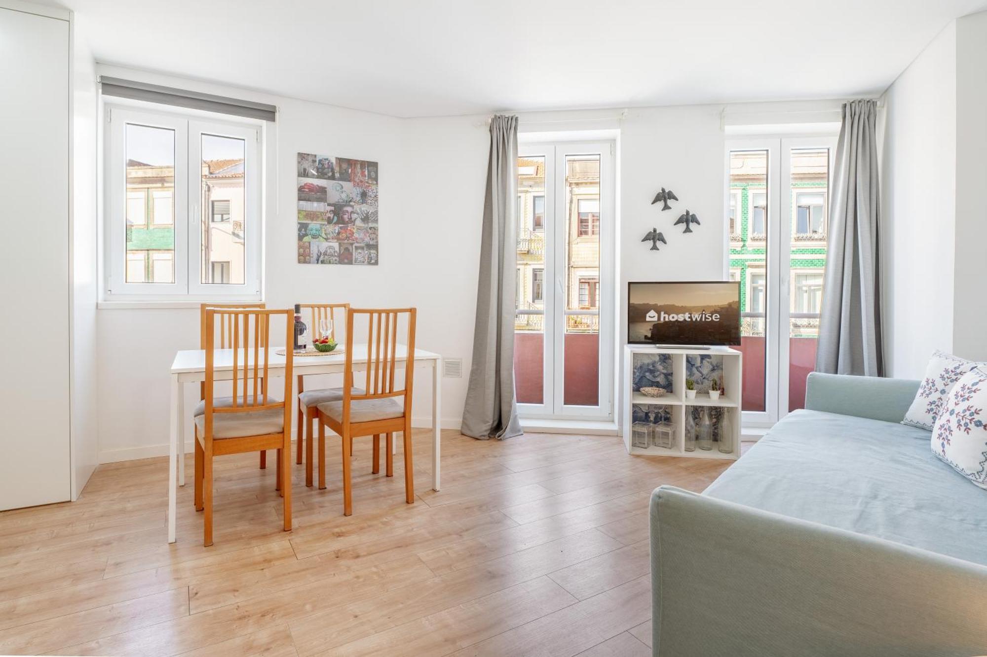 Host Wise - Flat W Free Private Parking - Bright & Cozy Apartment Порто Екстериор снимка